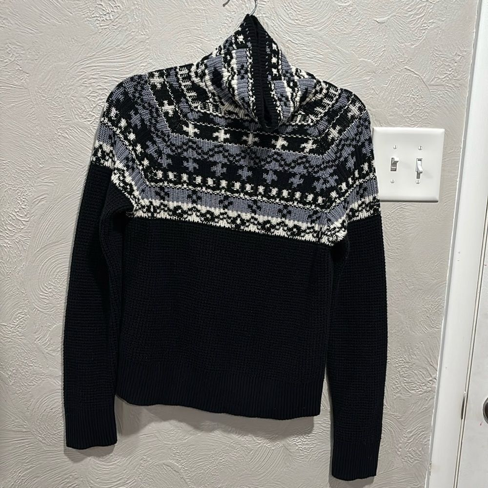 Columbia Pine Street Jacquard Pullover Sweater Size Medium